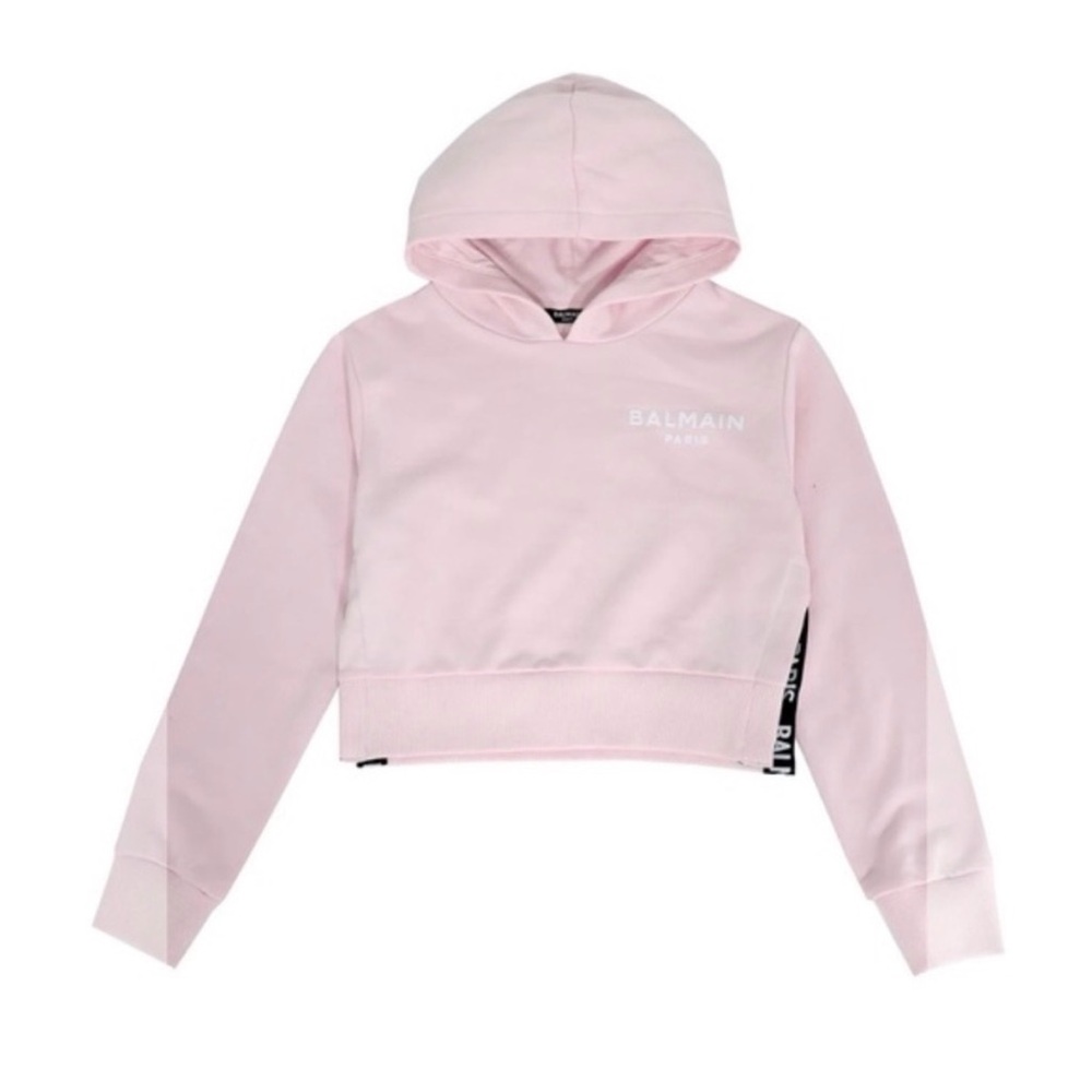 Balmain Women’s  Light Pink Hoodie sz s